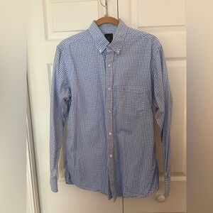 Tailorbyrd Light Blue Checkered Men's Shirt